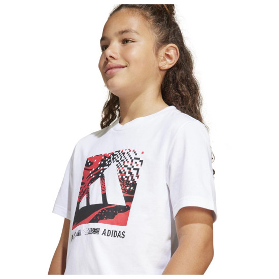 Adidas Παιδική κοντομάνικη μπλούζα Camo Logo Tee Adidas Παιδική κοντομάνικη μπλούζα Camo Logo Tee